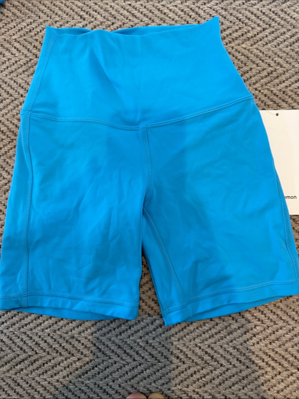 lululemon athletica Align High-Rise Bike Shorts - Bright Blue - Picture 2 of 2
